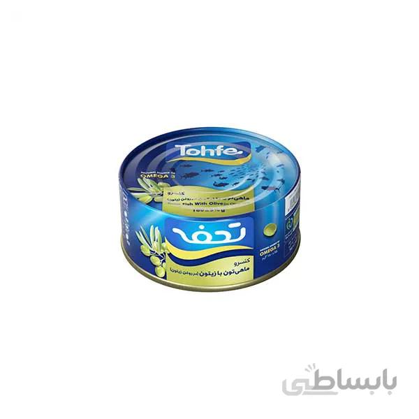 تن ماهی کلید دار حاوی روغن زیتون تحفه - 180 گرم