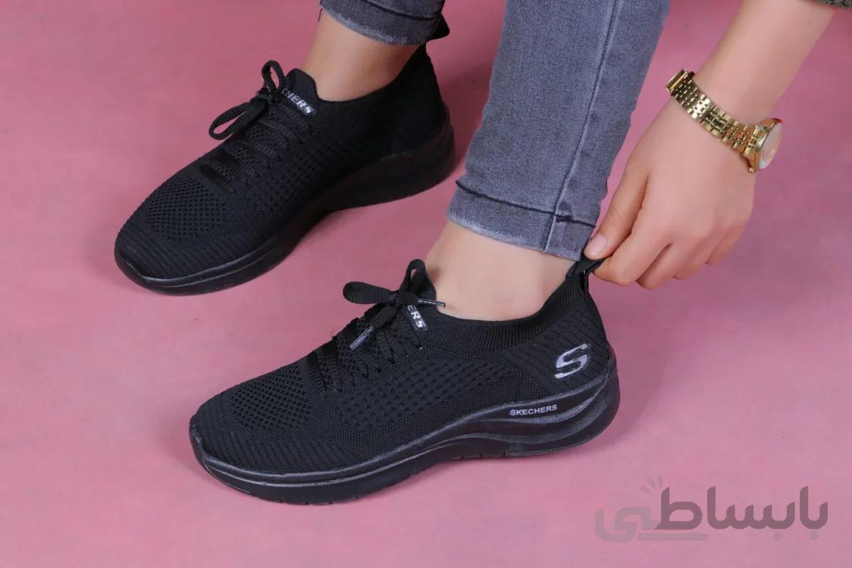 اسکیچرز تمام مشکی زنانه 38 ا Skechers