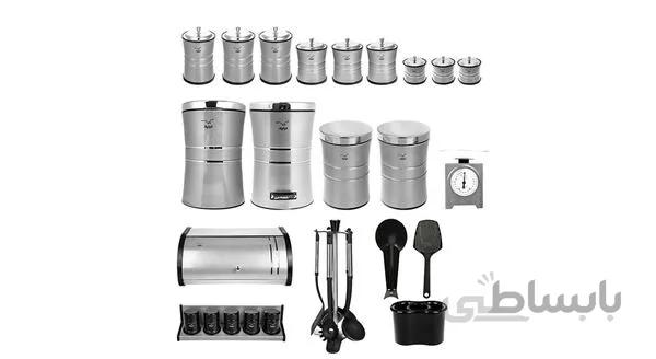 سرویس 29 پارچه کمر یاریک درب کروم شفق