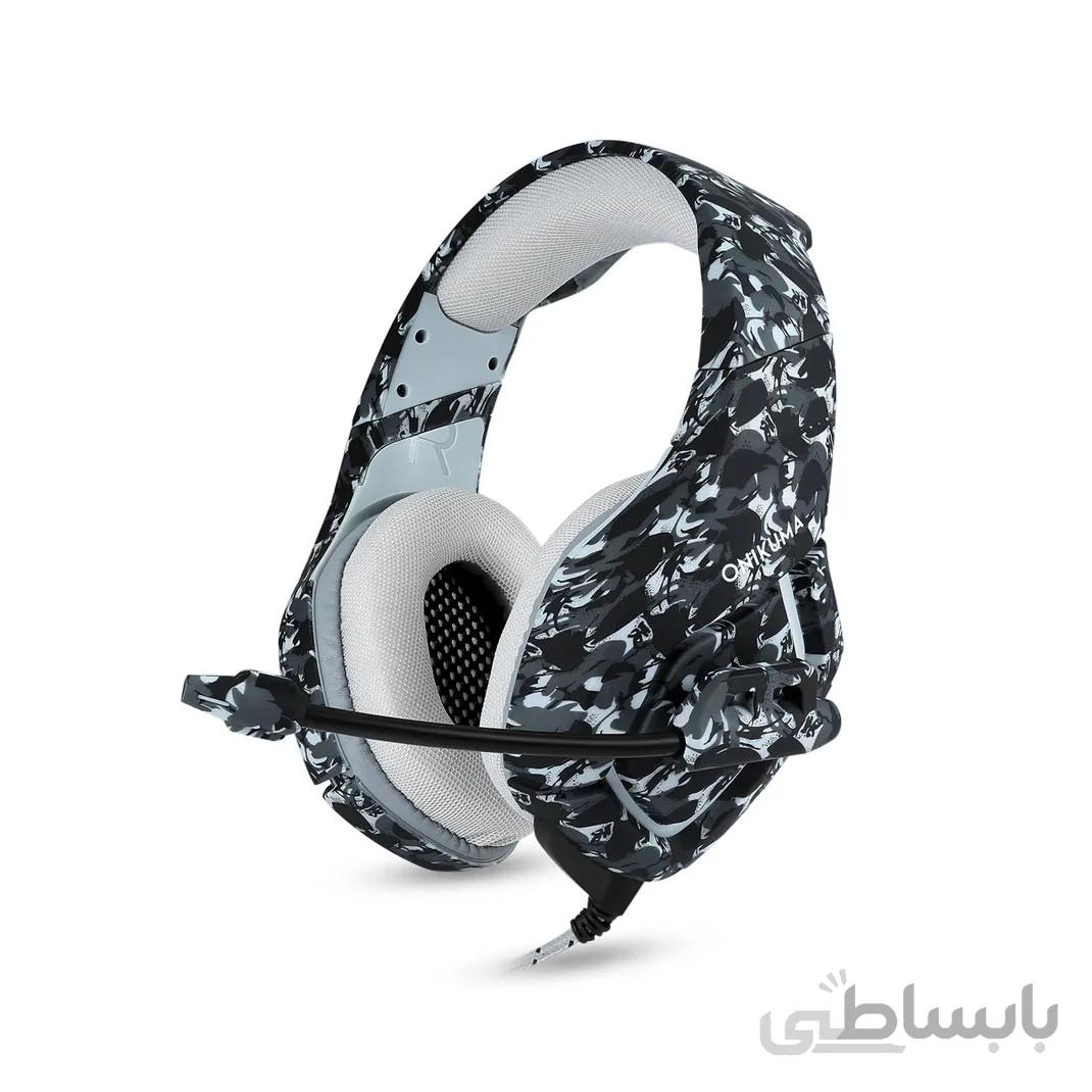 هدست مخصوص بازی اونیکوما مدل k18 ا onikuma k18 gaming headset