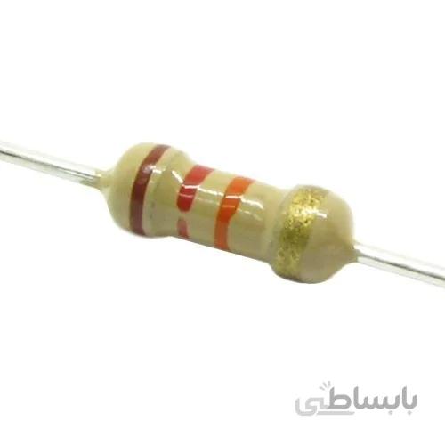 مقاومت 12 کیلو اهم 1/4 وات 5 درصد | 12K