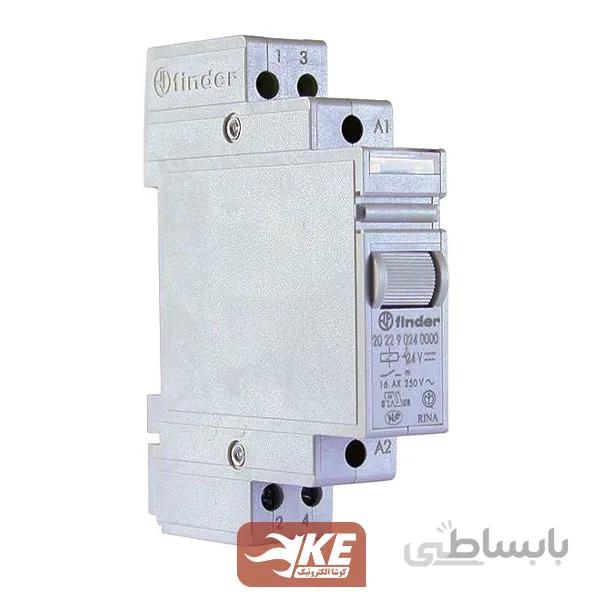 رله ضربه ای 24VDC دو باز 16 آمپر فیندر 202290240000