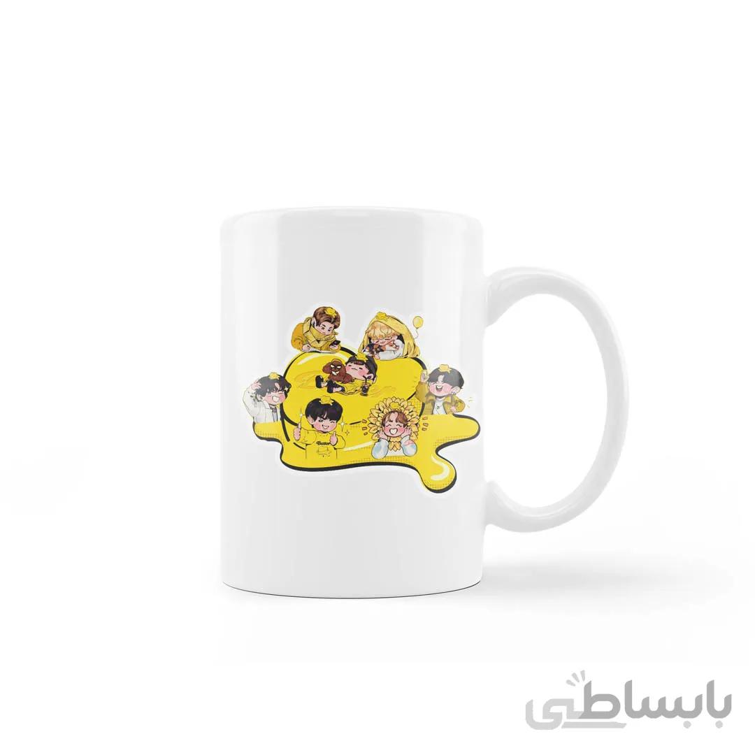 ماگ BTS طرح BT21 کد 2040010