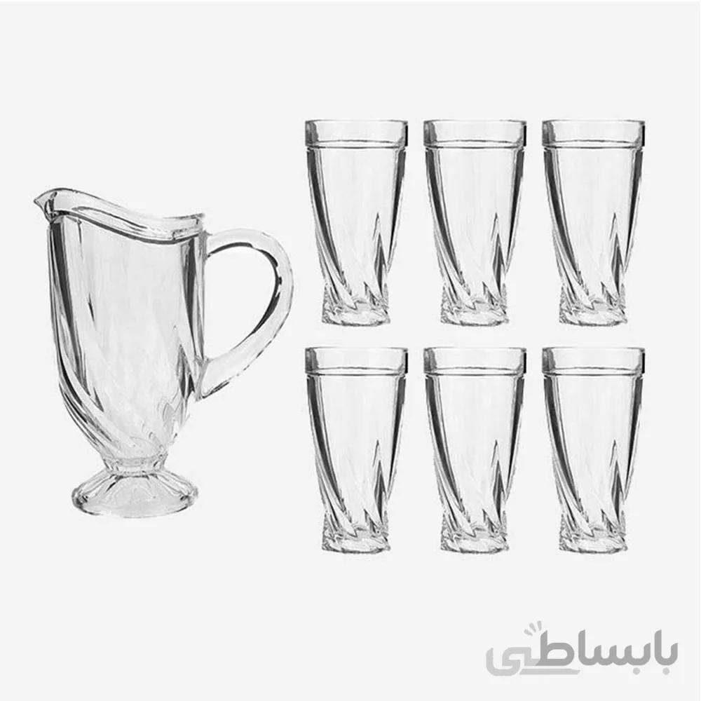 پارچ و لیوان تولیپ