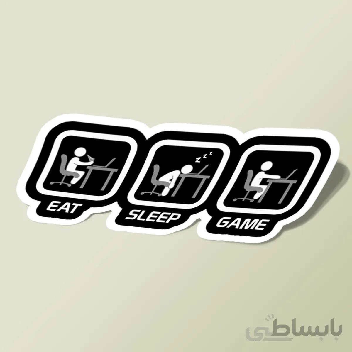 استیکر زندگی گیمر
