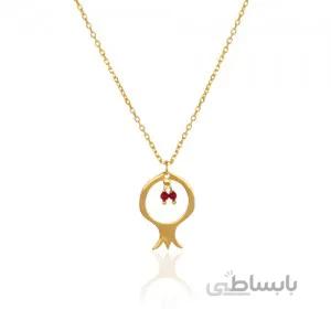 آویز طلا طرح انار یلدا کد LP618