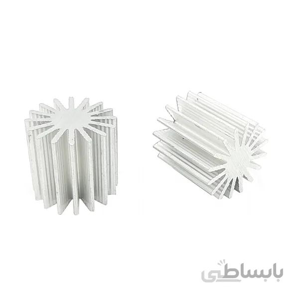 هیت سینک آلومینیومی استوانه ای 16 پره 25x25mm ا هیت سینک آلومینیومی استوانه ای 16 پره 25x25mm - EWAG.ir