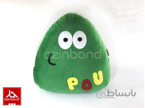 بالش فانتزی پو سبز ا بالش فانتزی پو با پارچه مخملی