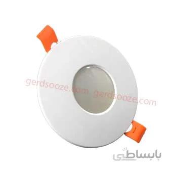 قاب هالوژن + لامپ 7 وات آفتابی کالیوز+سوکت Gu10 ا halogen dframe & Lamp ABS