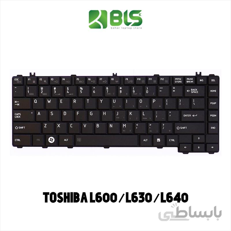 کیبورد لپ تاپ توشیبا L600 ا L600 laptop keyboard replacement