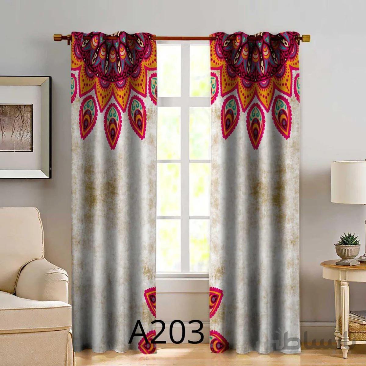 پرده چاپی طرح سنتی کد A203