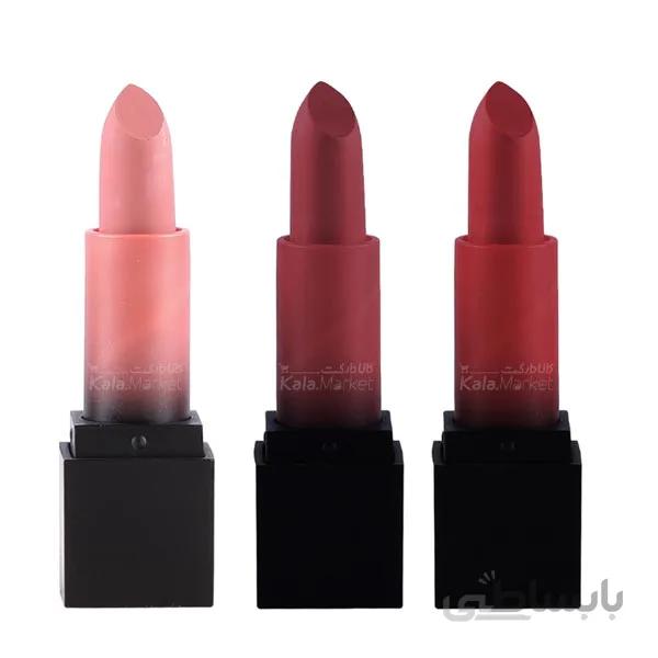 ست رژ لب جامد ۳ تایی مات آرت اسکین مدل آمیزینگ کالر (Artskin Amazing Color Matte Lipstick-Code 03)