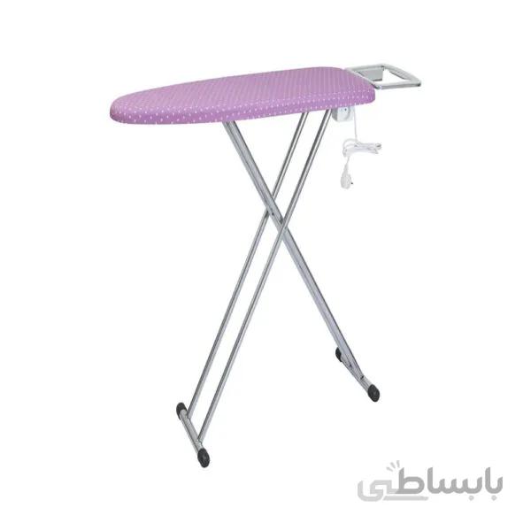 میز اتو بلند پریز دار مدل ABS روهام