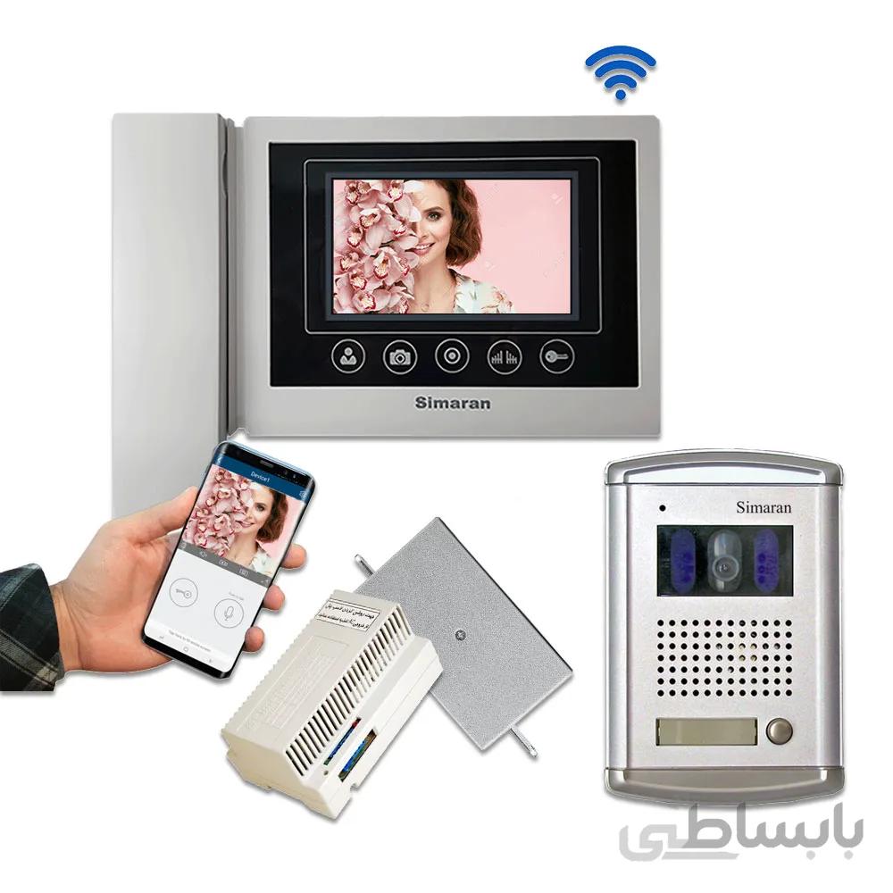 آیفون تصویری یک طبقه سیماران HS-43TKM100I وای فای