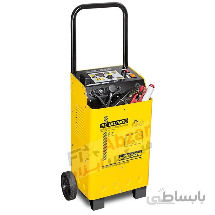 شارژر و استارتر باتری دکا DECA مدل SC80/900 با خروجی 12 و 24 ولت