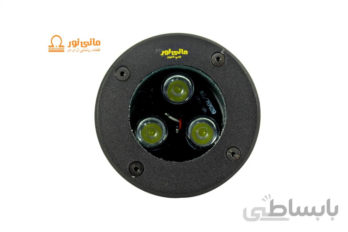 چراغ سقفی روکار گرد ال ای دی 3 وات