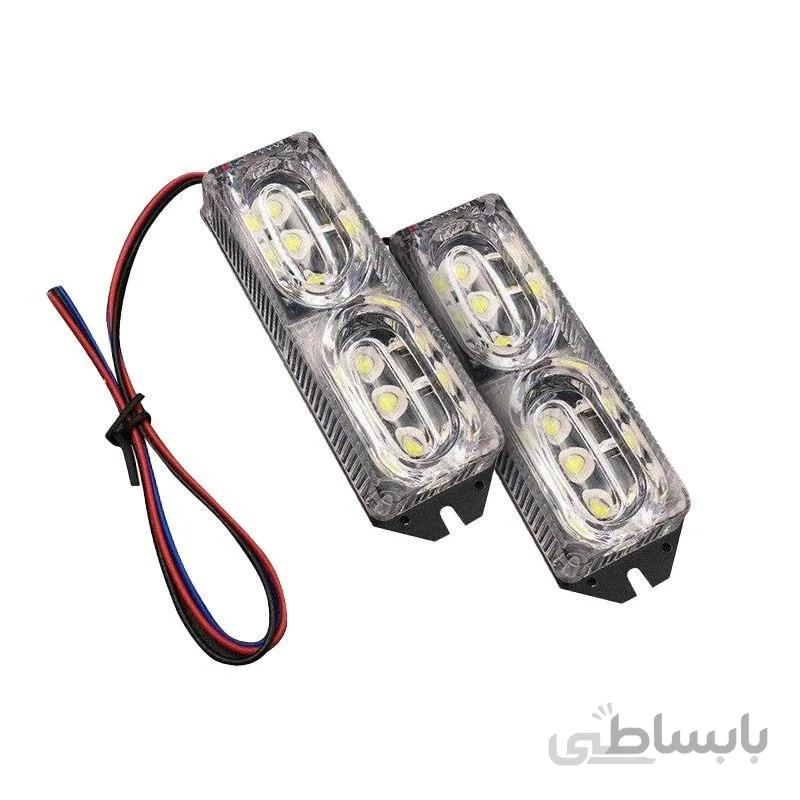 خرید استپ پلیسی پاور 12 ال ای دی برای خودرو و موتور | زیمر