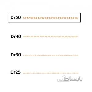 زنجیر طلا ضخیم کد CD50