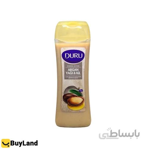 شامپو بدن دورو با رایحه روغن آرگان و خاک رس 450 میل ا Duru Duş Jeli Mineral Argan & Kil 450 Ml