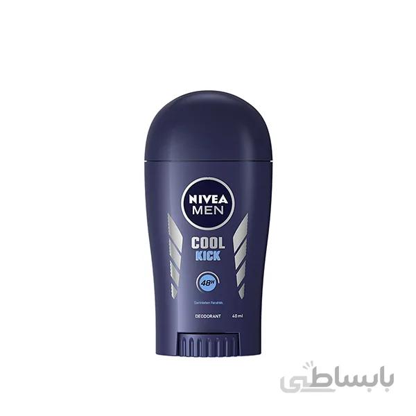 استیک ضد تعریق 48 ساعته مردانه سری Cool Kick حجم 40 میل نیوا ا Nivea Anti Perspirant Stick Cool Kick For Men 40ml
