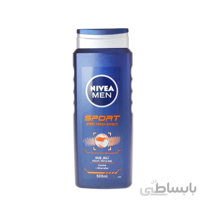 شامپو سر و بدن مردانه Nivea حجم 500 میلی لیتر