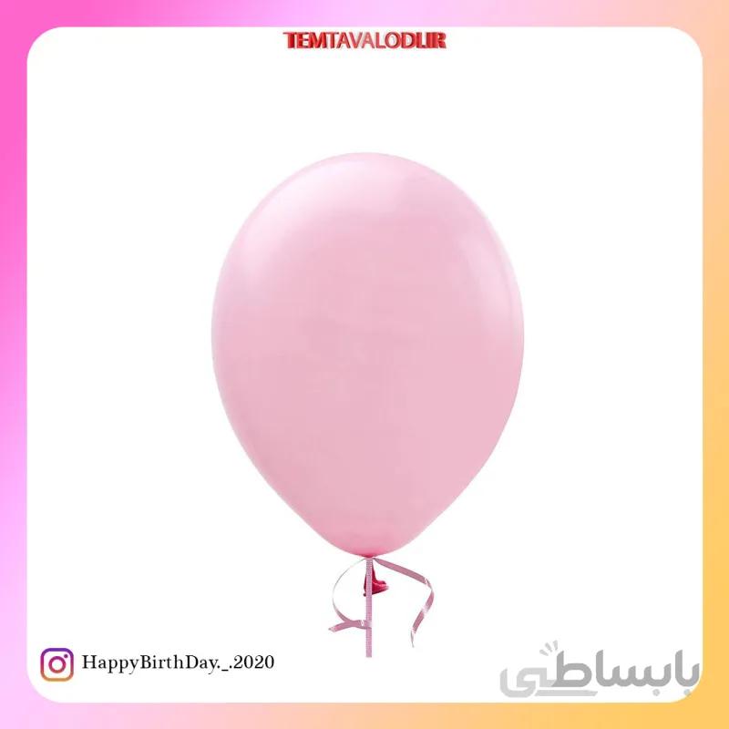 بادکنک 6 اینچ صورتی
