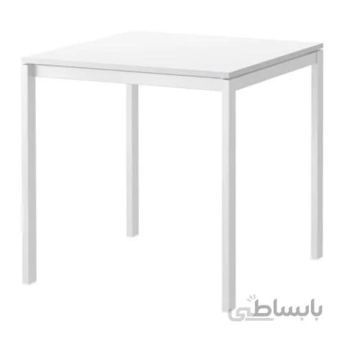 میز سفید مربع ایکیا MELLTORP
