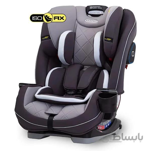 صندلی ماشین گراکو مدل SlimFit LX Iron ا Graco SlimFit LX Iron ISOFIX