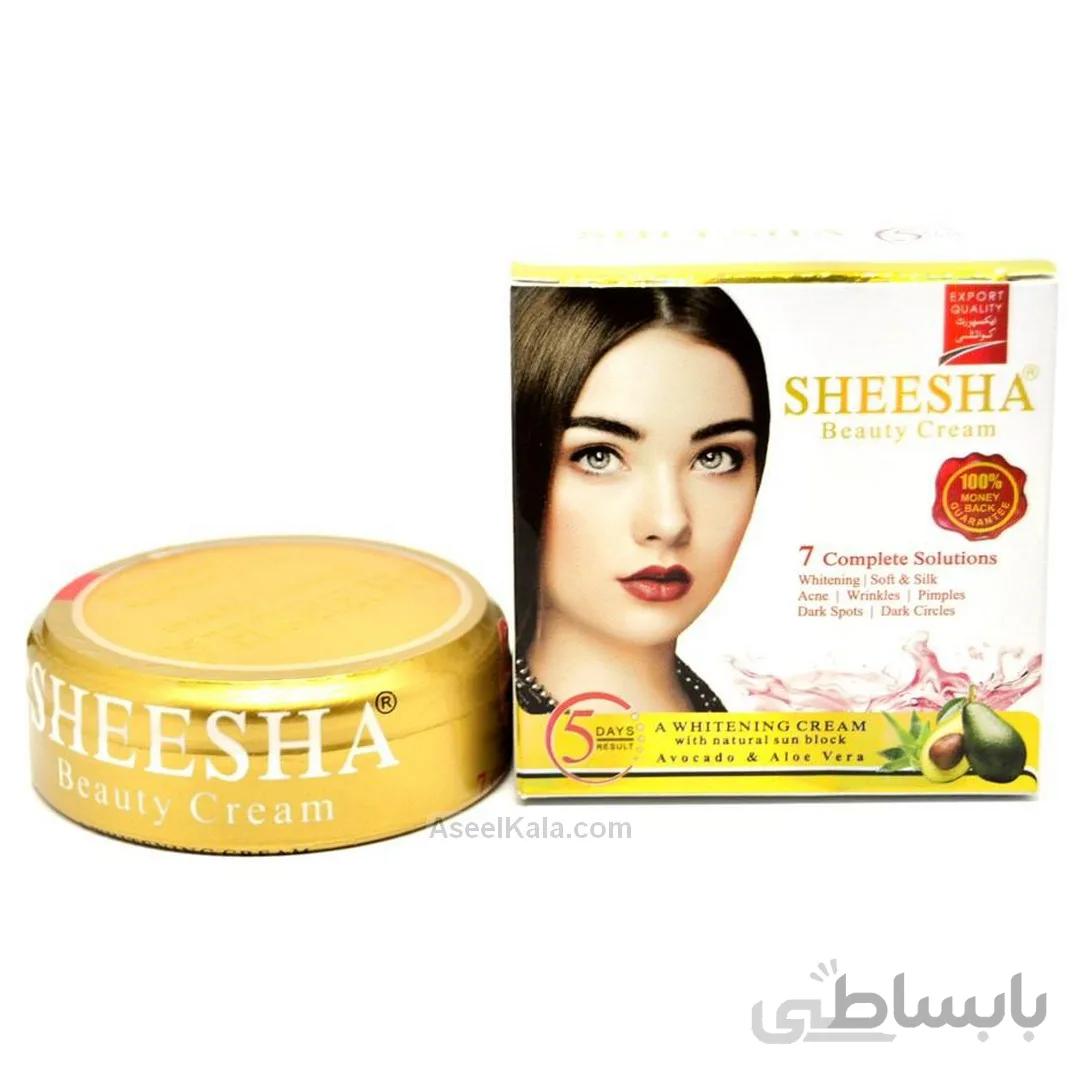 کرم شیشه Sheesha ضد لک و سفید کننده وزن 50 گرم