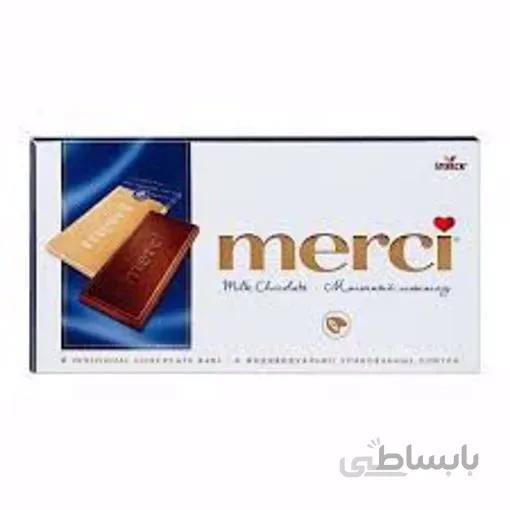 شکلات مرسی آبی شکلات شیری 100 گرمی