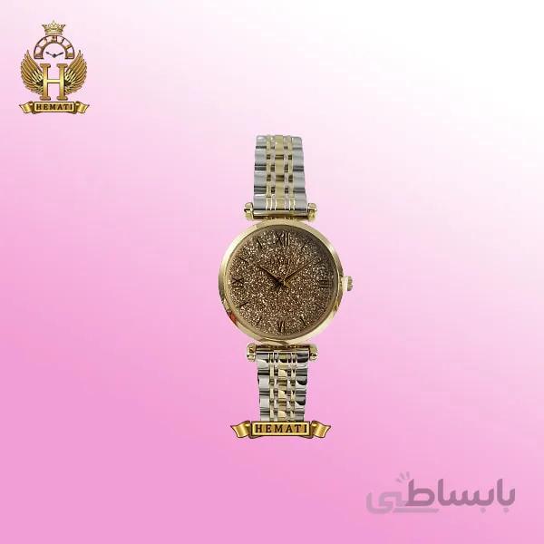 ساعت زنانه داتیس مدل Datis D8373FL نقره ای-طلایی (شیشه کافی)