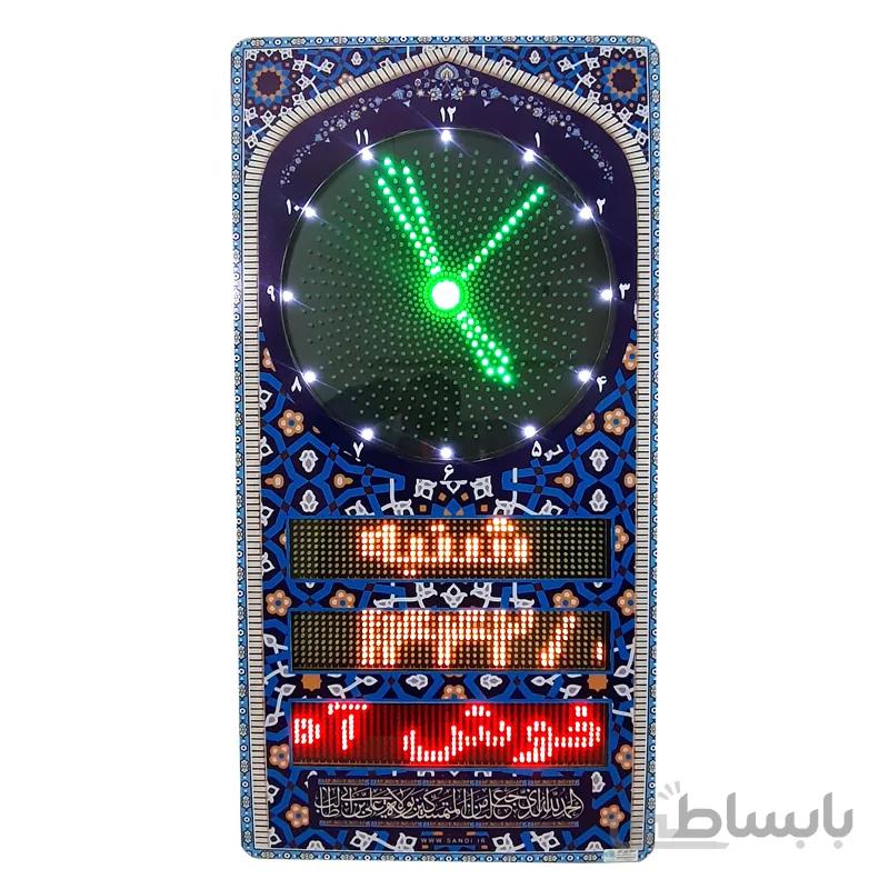 ساعت اذان گو مسجدی طرح محراب مدل Mehrab110