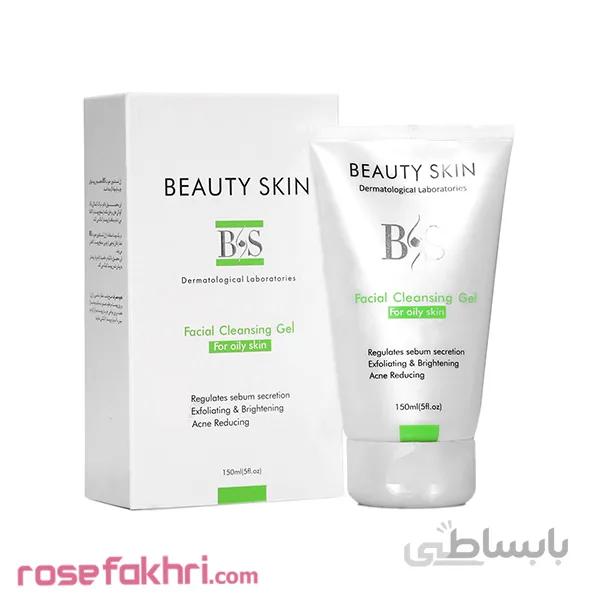 ژل شستشو صورت بی اس بیوتی اسکین مدل sebum & oily حجم 150 میلی لیتر