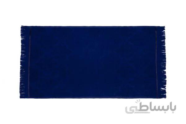 حوله دستی BMA طرح داماس رنگ سورمه ای
