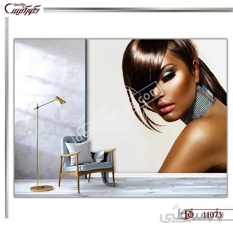 کاغذ دیواری سه بعدی آرایشگاه 1073 ا 3D Hairdressing Wallpaper 1073