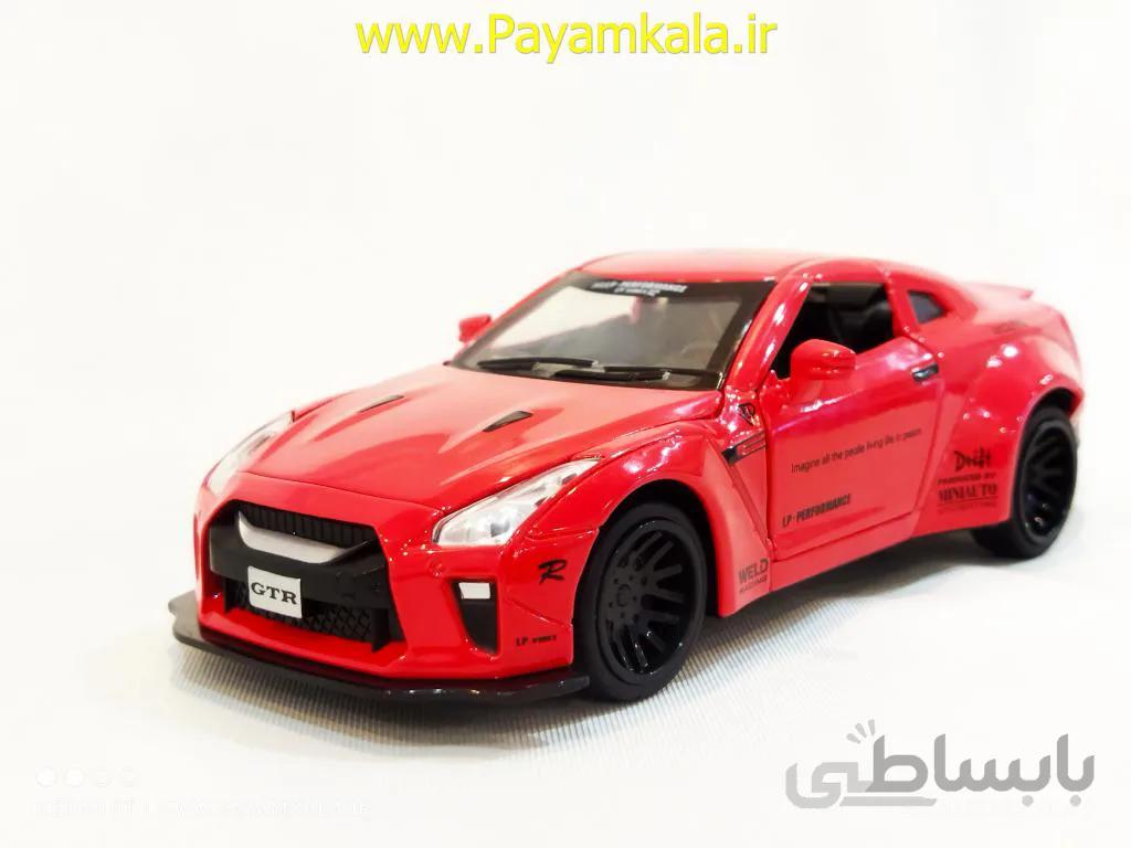 ماکت نیسان (NISSAN GTR MINIAUTO)(3223-12B) اسپرت قرمز