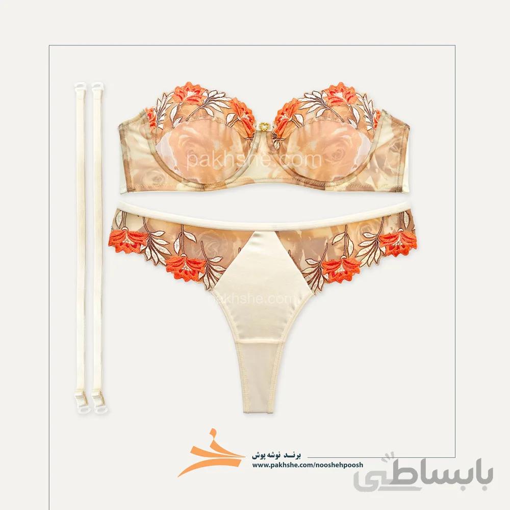 ست تورگاز دکلته فنردار برند نوشه پوش کد 88008
