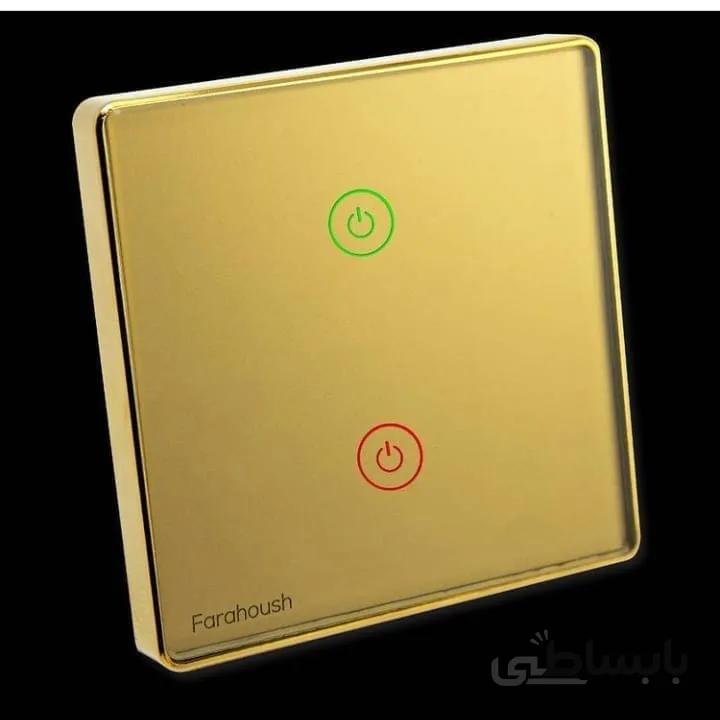 کلید دو پل لمسی RF (هوشمند)