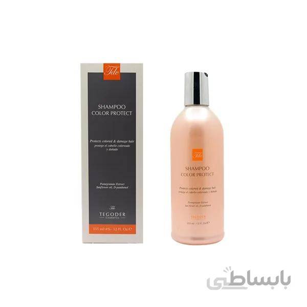 شامپو تثبیت کننده رنگ مو تگودر ا Tegoder Color Protect Shampoo For Colored Hair
