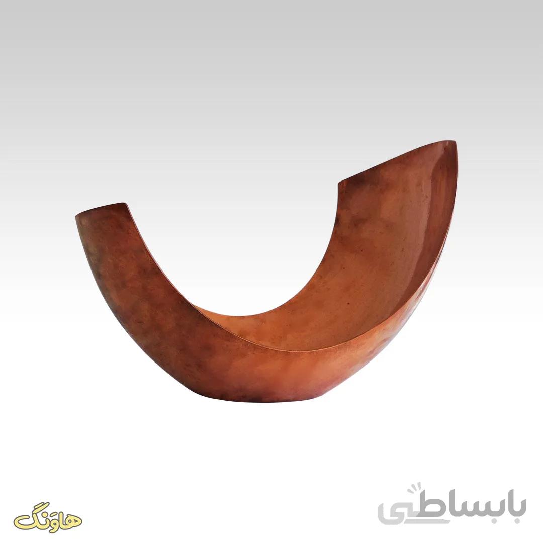 کشکول میوه خوری مسی کد K002