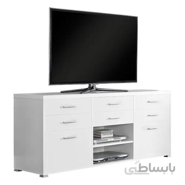 میز تلوزیون ام دی اف هایگلاس مدل سکویا