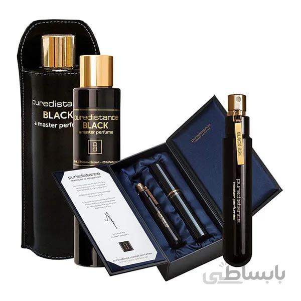 عطر ادکلن پیور دیستنس بلک زنانه و مردانه