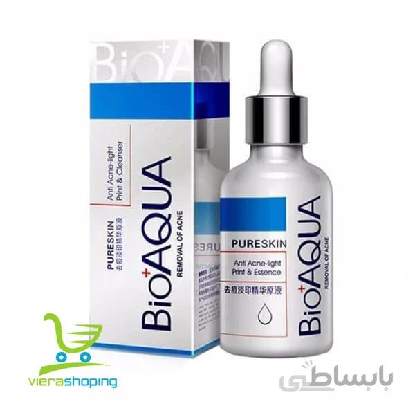 سرم درمانی ضدجوش و ترمیم کننده صورت بیوآکوا مدل PURE SKIN