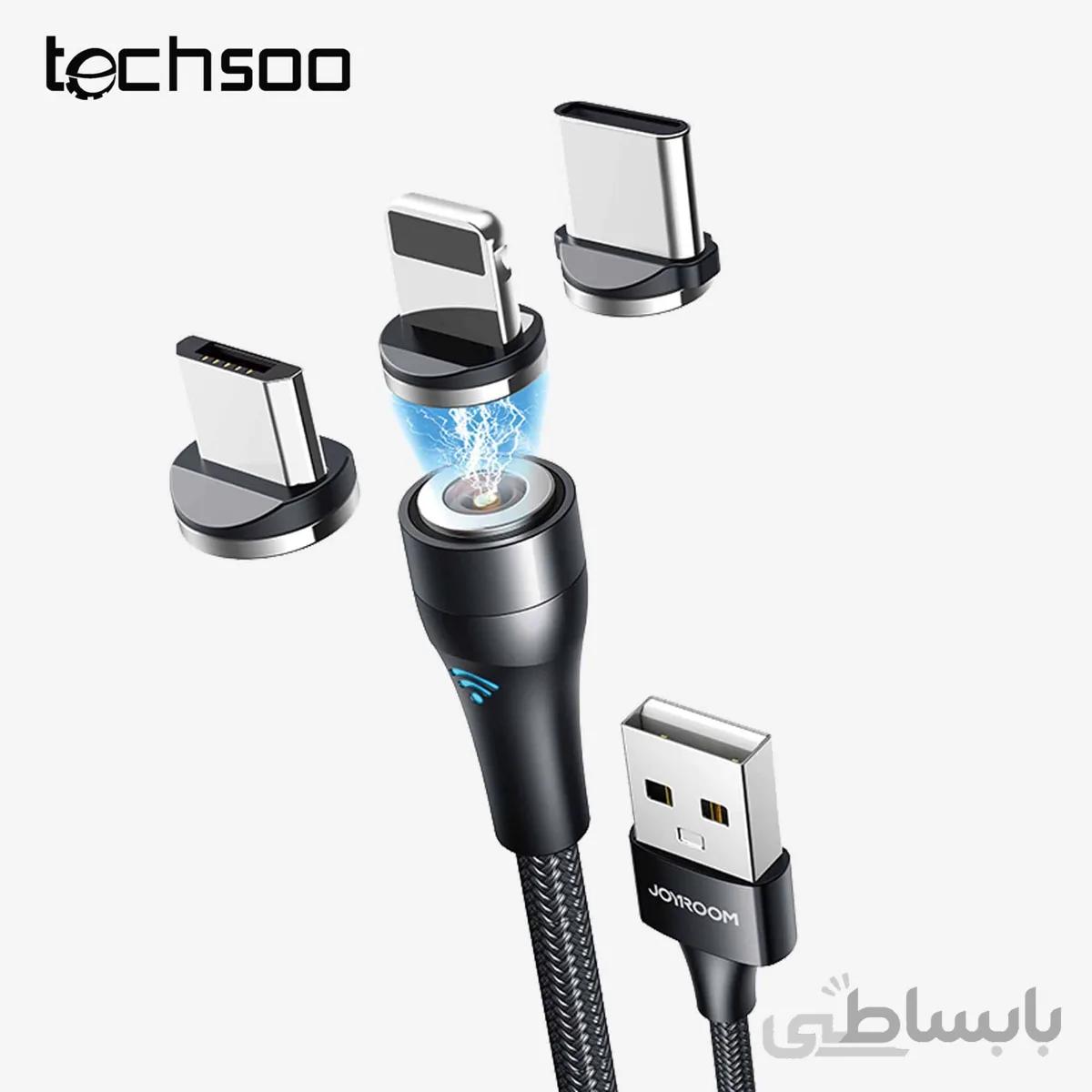 کابل فست شارژ لایتینگ جویروم Joyroom S-1021X1 pin magnetic charging cable