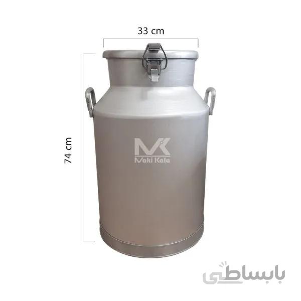 ظرف حمل شیر – بیدون شیر درب چفت دار 100 لیتری