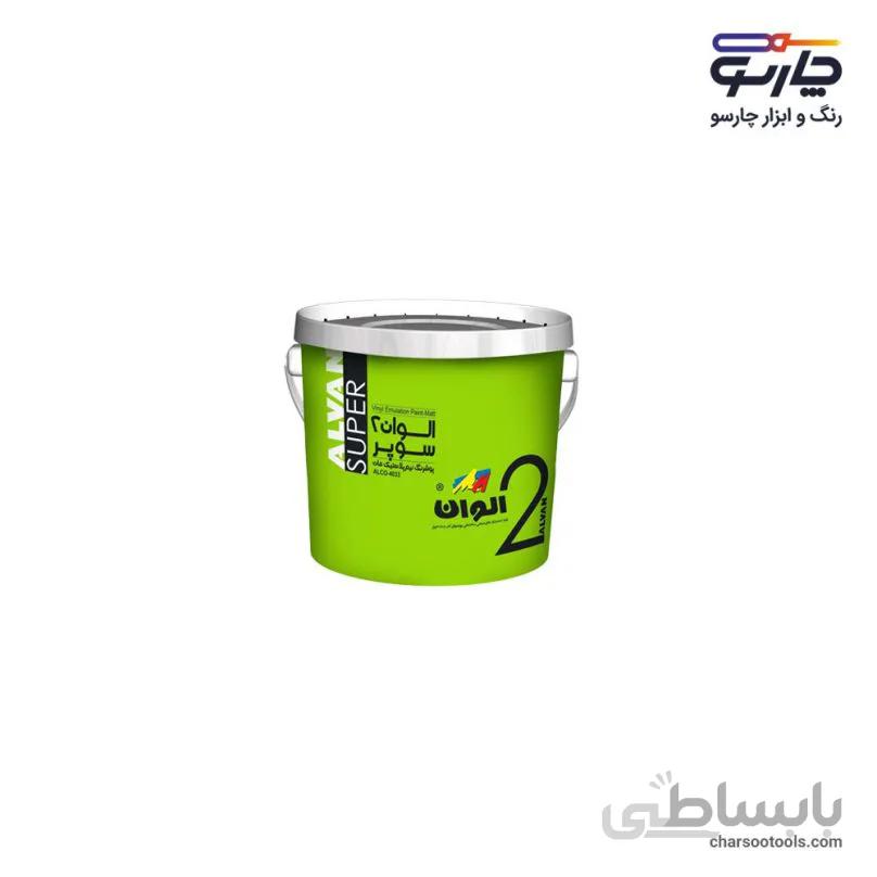 رنگ نیم پلاستیک درجه2 سوپر الوان 4کیلویی
