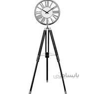 ساعت ایستاده و سه پایه فلزی لوتوس مدل 9121 سیلور