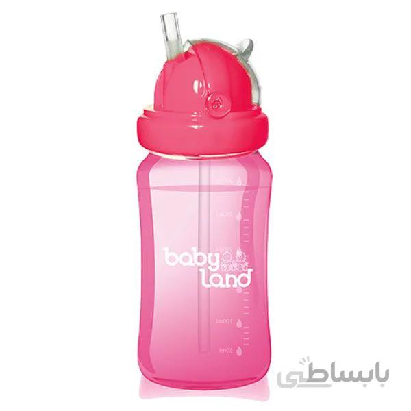 آبمیوه خوری نی دار مدل 380 بی بی لند ظرفیت 300 میلی لیتر baby land
