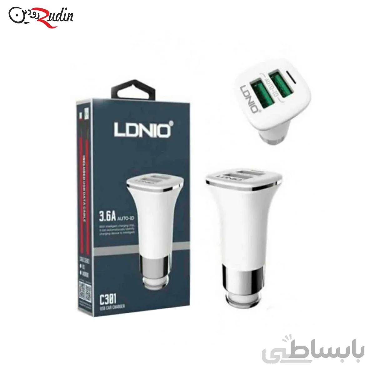 شارژر فندکی مخصوص ماشین مدل LDINO C301