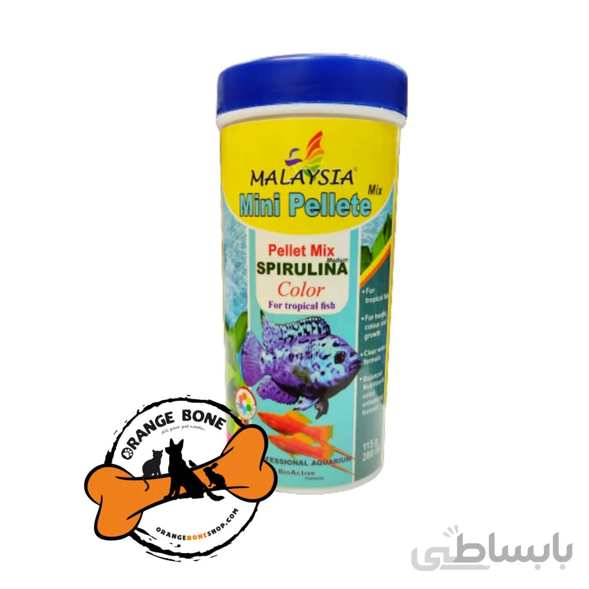 غذای ماهی مالزیا مدل mini pellete (115گرم)